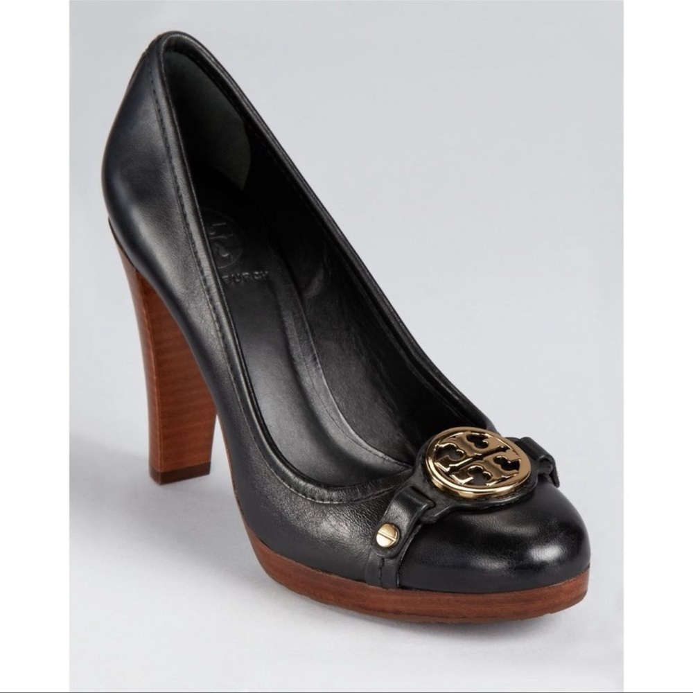 TORY BURCH Calista Leather Heels Pumps